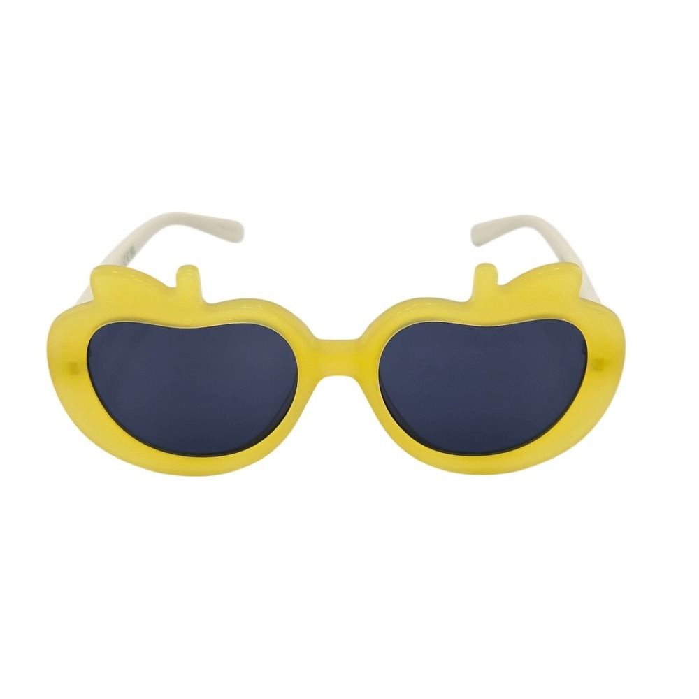 Stella McCartney Kids Apple Sunglasses Yellow White SC4062IK 4739V Bio Acetate